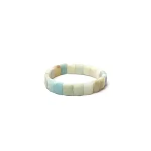 The Cosmic Connect Amazonite Crystals Bracelets Energized and Affirmed Gem Cut Stone Bracelets, Beauty Enhancement, Jewellery for Woman and Man