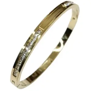 Avyukta jewels Anti-Tarnish Gold Plated Bracelet for Women Elegant, Durable & Fashionable Perfect for & Special Occasions Hypoallergenic(1pcs)