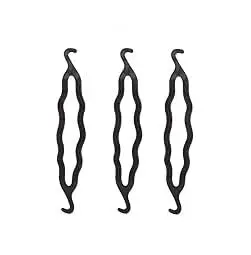 KETAKETI Pack of 3, Styling Clip Bun Maker Braid Tool Bun (Black) Hair Accessory Set For Women And Girls, Hair Accessories For Women and Girls (PACK OF 3)