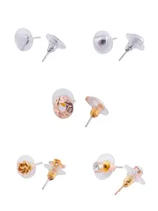 Brandsoon Set Of 5 Pairs combo Latest Stylish Gold Tone Smart Casual Wear Studs & Hoop Earrings For Women and girls(ER-FH-0029-30-07-09-20)