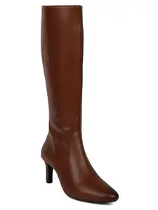 Elle Women's Zip Boots Colour-Tan, Size-UK 5