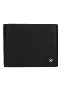 Louis Philippe Black Wallet, Free Size