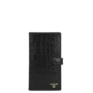 Da Milano Leather Card Holder for Men & for Women - Black