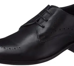 Lee Cooper Men's LC4959N Leather Formal Shoes for Men_Black_45