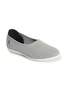 Carlton London Sports Women's Slip-On Ballerinas Colour-Grey, Size-UK 7