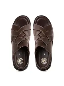 Khadim's Brown Casual Mule Slip On Sandal for Men (3813344)