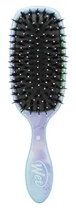 Wet Brush Shine Enhancer Paddle Brush, Color Wash Splatter - Hair Detangler Brush with Ultra Soft Bristles, Infused With Natural Argan Oil, Shiny Detangle & Smooth Hair, Wet or Dry, For All Hair Types