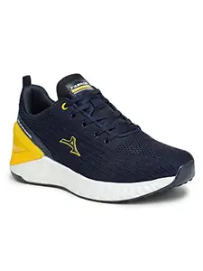 ABROS Men's ASSG1113O Sports Shoes -Navy/Mustard -10 UK