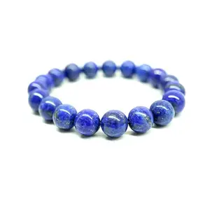 Natural Crystal Stone Bracelet | Unisex 10mm Semi-Precious Healing Beads | Chakra Energy Balance Bracelet for Men & Women