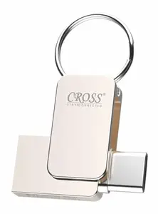 Cross USB PENDRIVE and Dual PENDRIVE (16GB, Extreme Dual Drive Type C USB OTG)