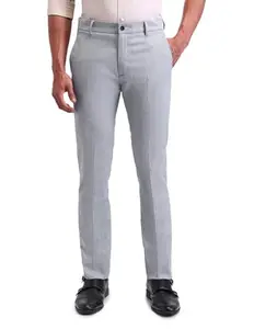 Arrow New York Men's Slim Trouser (ANAITR2264_Medium Grey