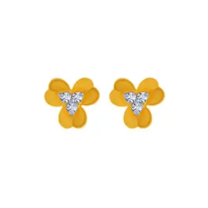 P.C. Chandra Jewellers 14k (585) Metal Yellow-Gold Earring for Women
