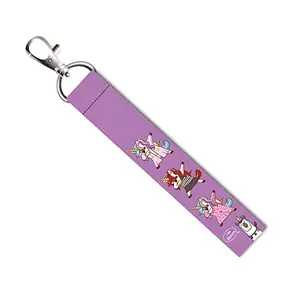 ISEE 360® Dancing Unicorn Lanyard Tag with Swivel Lobster for Gift Luggage Bags Backpack Laptop Bags L X H 5 X 0.8 INCH