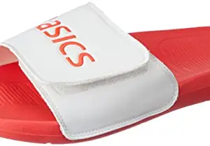 ASICS unisex-adut AS002 Fiery Red/White Slide Sandal - 13 UK (1173A034.600)