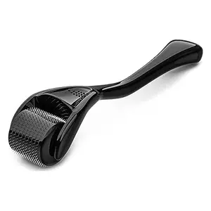 MAXXOX 540 Micro Needle Beard Roller, hair roller for men, Beard roller for hair regrowth, Beard touch, skincare tools, Beard roller for face-Black
