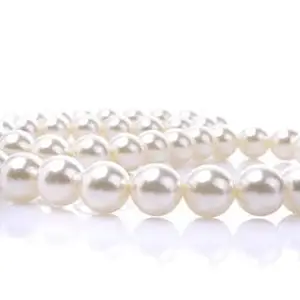 ManakGems Pure Pearl Necklace Original South Sea Pearls White Color Beautiful White Pearl Necklace For Women Men Fresh Water Pearl Necklace With Certificate Moti Wala Necklace