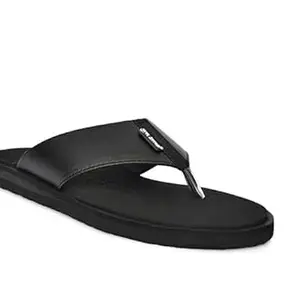 DR STTEP Men's Stylish Flip-Flops | Comfortable & Durable Slippers for Daily Wear | Anti-Skid Sole & Lightweight Design_Black_08_Pack of 5
