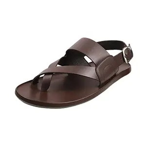 Metro Mens Synthetic Brown Sandals (Size (5 UK (39 EU))
