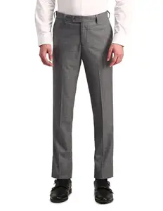 Arrow Men's Slim Pants (ARAITR2120_Grey