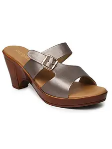 Valiosaa Women Grey Fashion Slippers-8 UK (41 EU) (10 US) (1460GY)