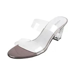 Mochi Women Block Heel Fashion Sandal UK/4 EU/37 (40-2508)