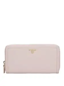 Da Milano Genuine Leather Pink Women Wallet (0840T)