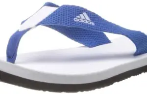adidas Men's White and Blue Mesh Athletic & Outdoor Sandals - 7 UK
