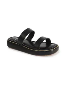 Carlton London Women Sandal,Black,UK-6