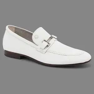 Ruosh Men Footwear Work-Lace-Up Formal Silver/White
