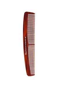 Ocean Professional HMC 02A – 8-Inch Handmade Cellulose Acetate Ladies' Comb – Anti-Static Wide Tooth Comb with Smooth Rounded Teeth – Gentle Detangling for All Hair Types