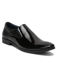 Kosher Black Slip-on Men's Formal Shoes