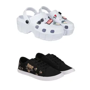 SPORTER Extra Soft Classic Casual wear with Ultra Soft Flexibility Technology Heels for Women's/Girl's(2013+1629) Multicolor