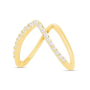 ZAVYA 925 Sterling Silver Modern Ring | Gift for Women & Girls | With Certificate of Authenticity and 925 Hallmark