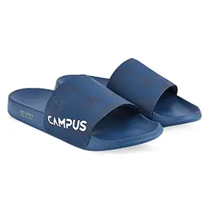 Campus Men's SL-423A M.BLU/WHT Sliders - 7UK/India 1 Pair