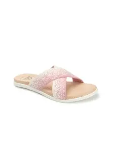 Carlton London Women Sandal,Pink, UK-7