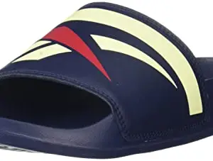 REEBOK Men EVA Berlin slide SWIM SLIDES VECTOR NAVY-ENERGY GLOW-VECTOR RED UK 8