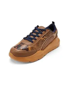 Catwalk Women Stylised Platforms Closed Back | For Women & Girls (YELLOW,7 UK)