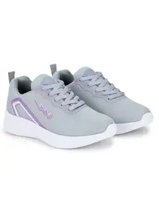 SKITTER Women's Lightweight Sports Shoes Mesh Material Lightgrey Color Size 8 Footwear (GN-236-LIGHTGREY)