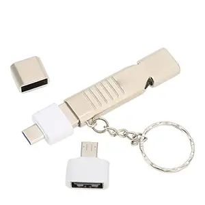 Luroze Flash Drive Waterproof Plug and Play U Disk OS X for for Outdoor Activities 32GB-Silver