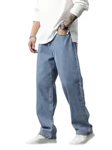 TAGAS Men Relaxed FIT Denim Jeans | Loose Jeans for Men | Mens Baggy Fit Denim Jeans Pant | MDJ-22