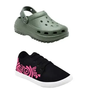 SPORTER Extra Soft Classic Casual wear with Flexibility Technology Flip Flop Combo for Women's/Girl's(6132-1980)(4)