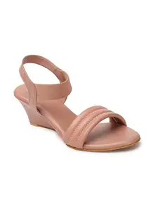 Picktoes Pink heeled sandal (Pink, numeric_5)