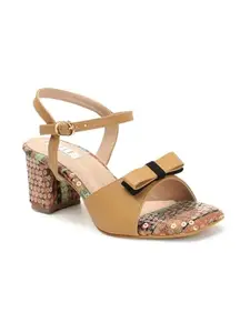 ELLE Women Fashion Sandal,Sand,UK-7