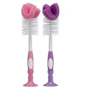 Dr. Brown's Dr Brown's Natural Flow Bottle Brush Combo Set - Assorted Color (Pink + Purple)