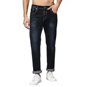 Thomas Scott Men's Regular Fit Mid Rise Mid-Rise Stretchable Jeans