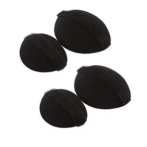 Ruchi Hair Puff Set of 4 Puff Maker Tool Oval Shape Hair Styling Tool And Hair Accessories Add Bump And Puff Volumizer To Hair Styling Accessory For Women and Girls – Pack of 2