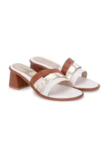 CLOG LONDON Women's Fashion Heels Sandals - Comfortable and Stylish Footwear for All Occasions-BROWN-42