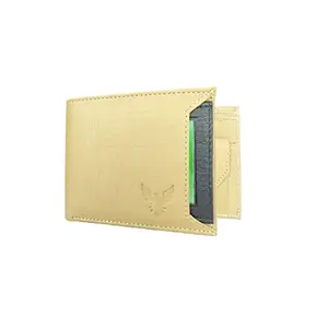 Goldalpha Men Casual Beige Artificial Leather Wallet -(7 Card Slots)