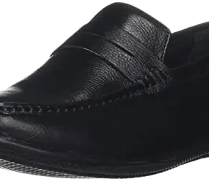 Zoom Shoes Zoom for Men Leather Formal Shoes for Men Light-Weight, Flexible,Durable & Comfortable with Cushioned Insole for Office/Party ZA-1123 (Black)