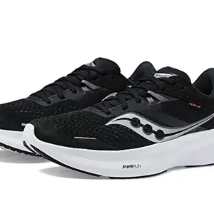 Saucony Womens Ride 16 Black/White UK5